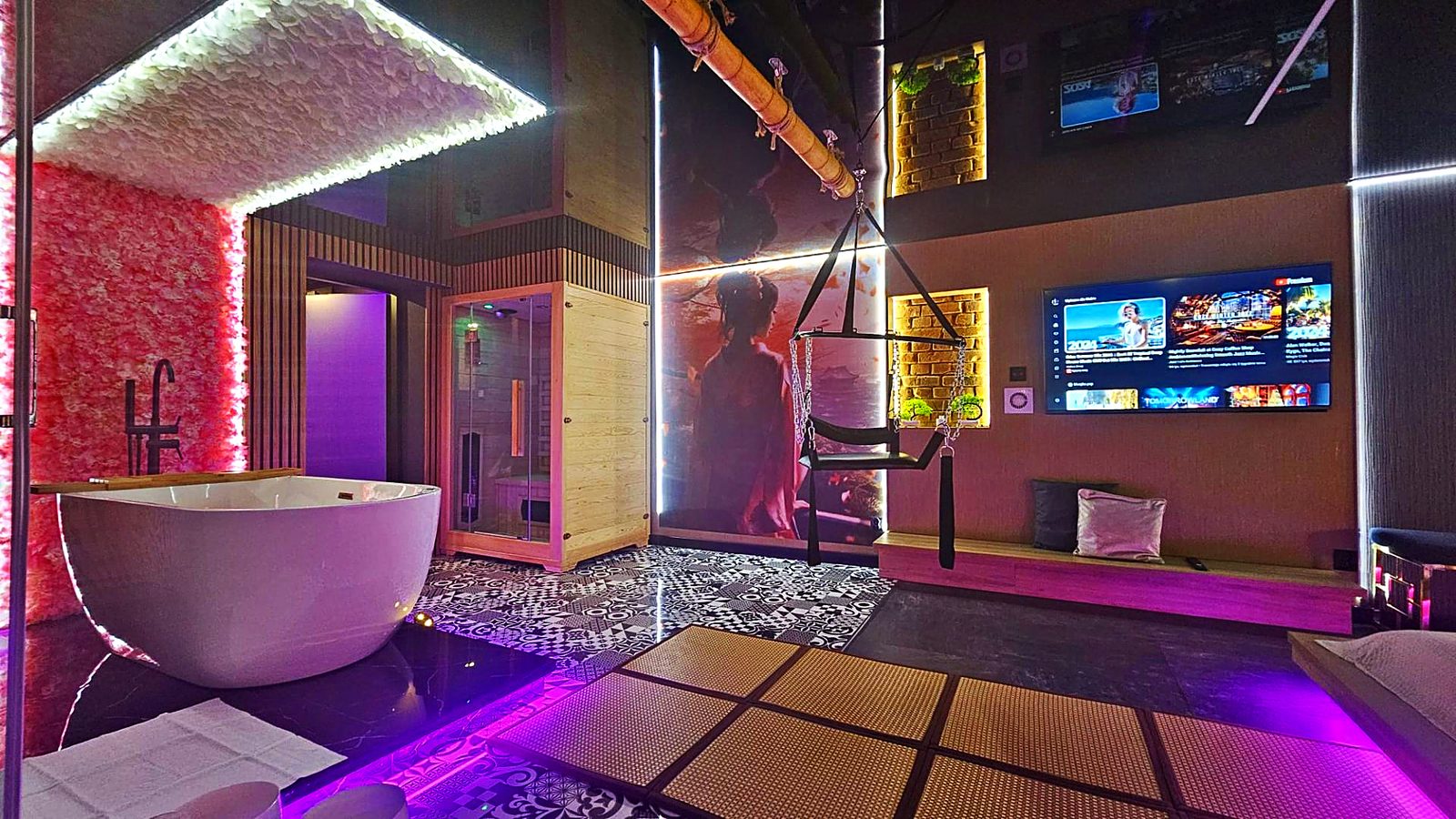 Secret Apartments: wanna i strefa wypoczynku