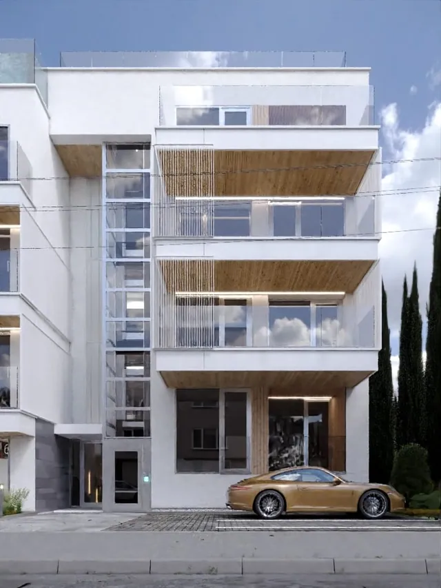 Render budynku od ulicy